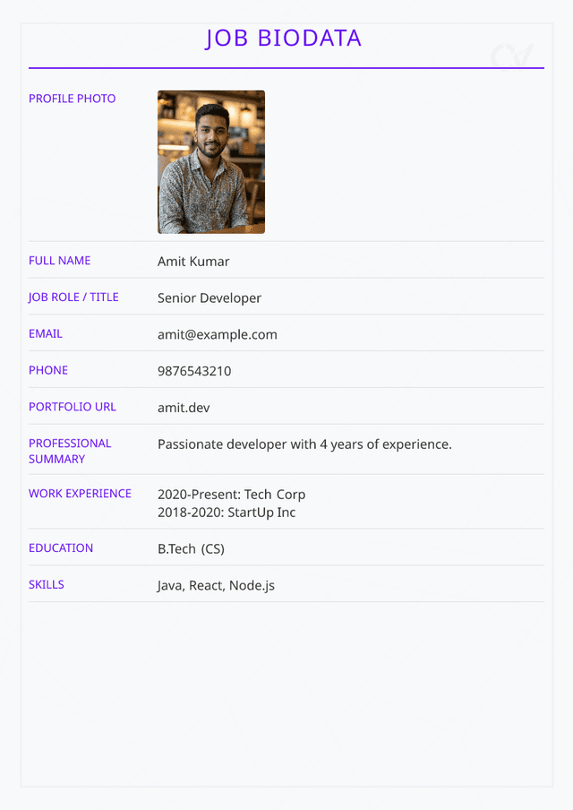 Preview of Creative Resume